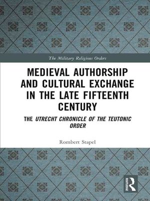 cover image of Medieval Authorship and Cultural Exchange in the Late Fifteenth Century